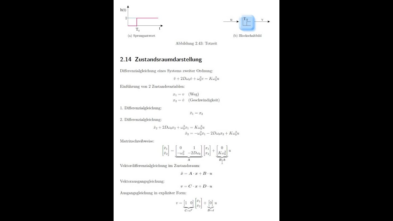 2.14 Zustandsraumdarstellung