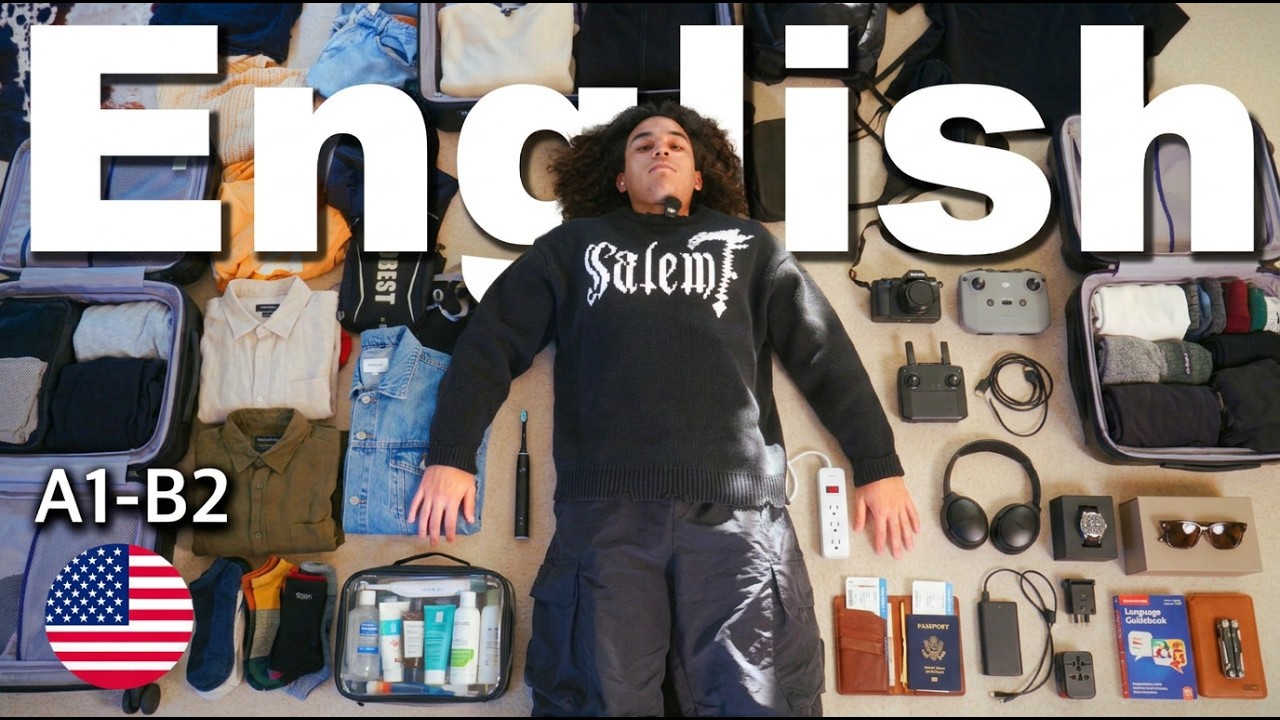 Speak English With Me While I Pack | Comprehensible Input