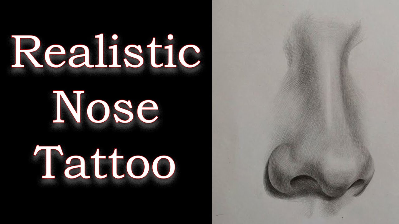 Nose Tattoo In The Simplest Way_Tattoo Time Lapse