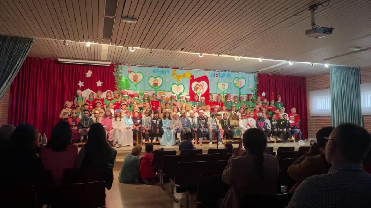 Actuación de Navidad 3º Primaria Colegio Marista 