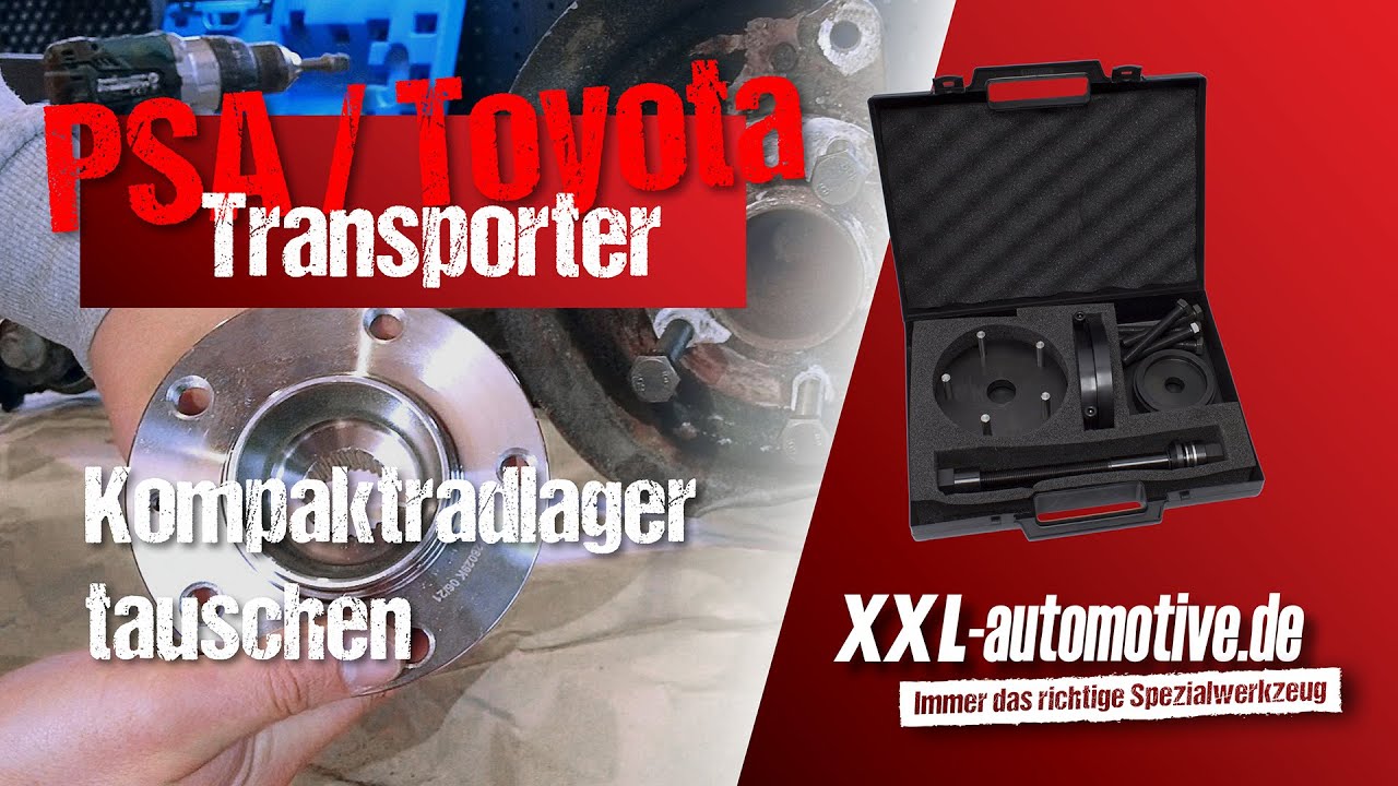 Citroen Jumpy Kompaktradlager wechseln, auch für Peugeot Expert, Opel Vivaro u.ä.
