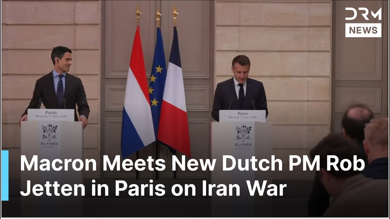 ПОЛНЫЙ ПРЕСС-РЕЛИЗ: Макрон приветствует премьер-министра Нидерландов Джеттен и призывает к деэска...