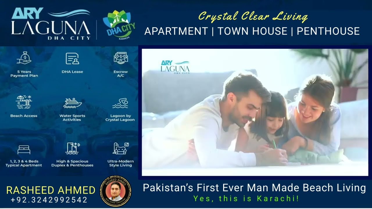 ARY LAGUNA DHA CITY KARACHI | Pakistan&rsquo;s First Ever Man Made Beach Living