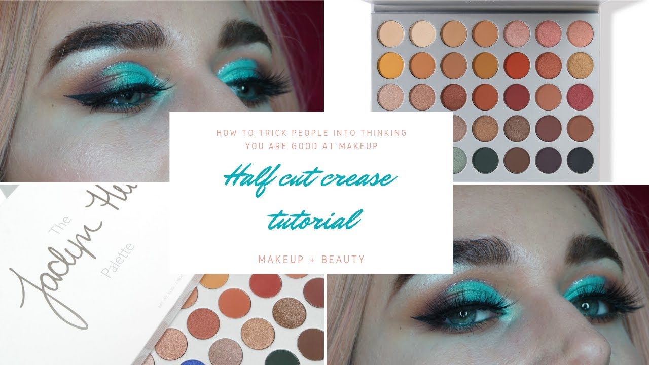 HOW TO TRICK PEOPLE INTO THINKING YOU ARE GOOD AT MAKEUP - Half cut crease tutorial