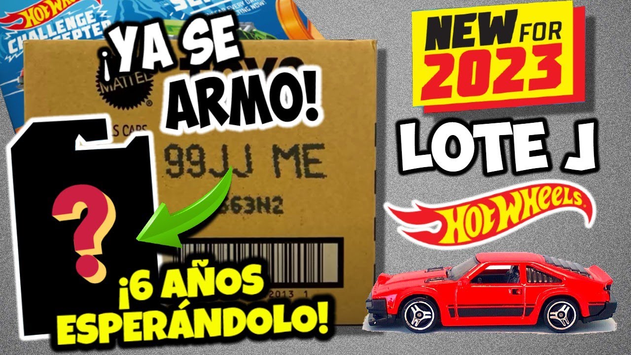 ¡EL MODELO de HOT WHEELS que TODOS los COLECCIONISTAS esperaban POR AÑOS VOLVIÓ!UNBOXING LOTE J 2023