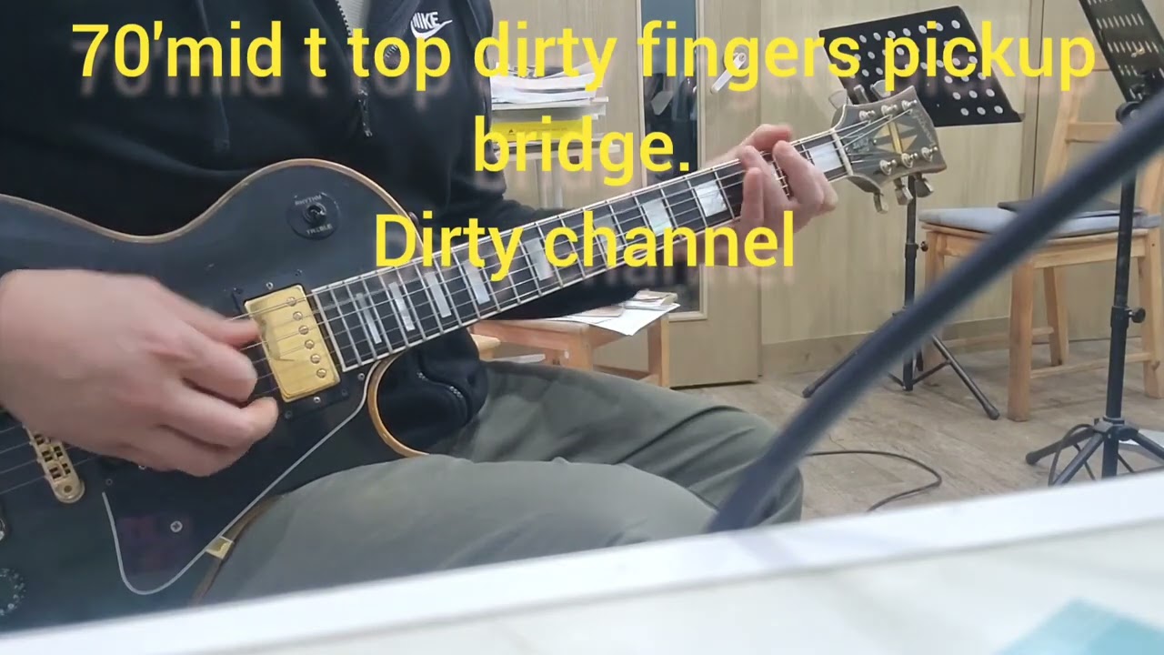 1970's mid dirty fingers t top vs wolfetone fenris pickup comparison. 1987 Gibson custom