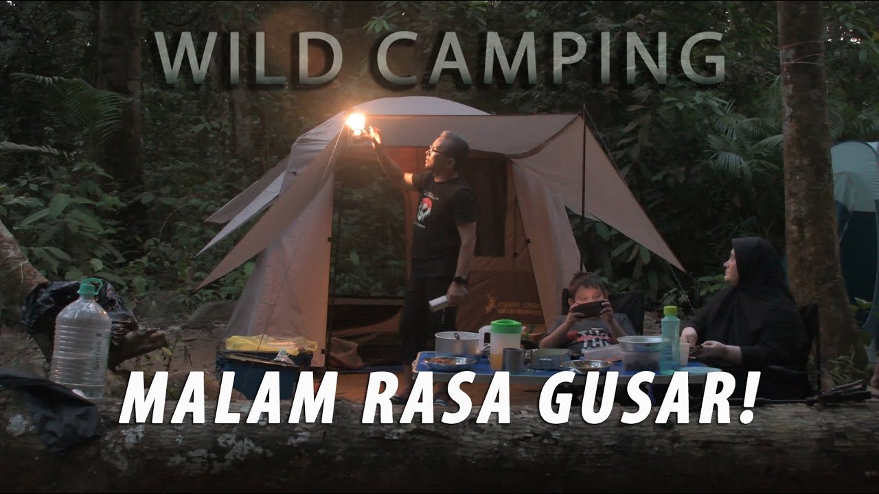 Wild Camping di Tempat Seram, Bila Rasa Tak Sedap Hati, Malam itu Juga Kami Keluar