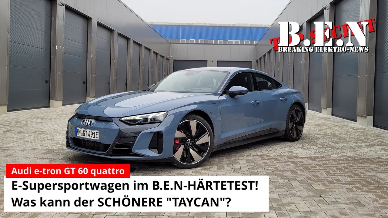 GEIL, GEILER, AUDI e-tron GT❓ E-Supersportwagen im B.E.N-HÄRTETEST! Was kann der SCHÖNERE 