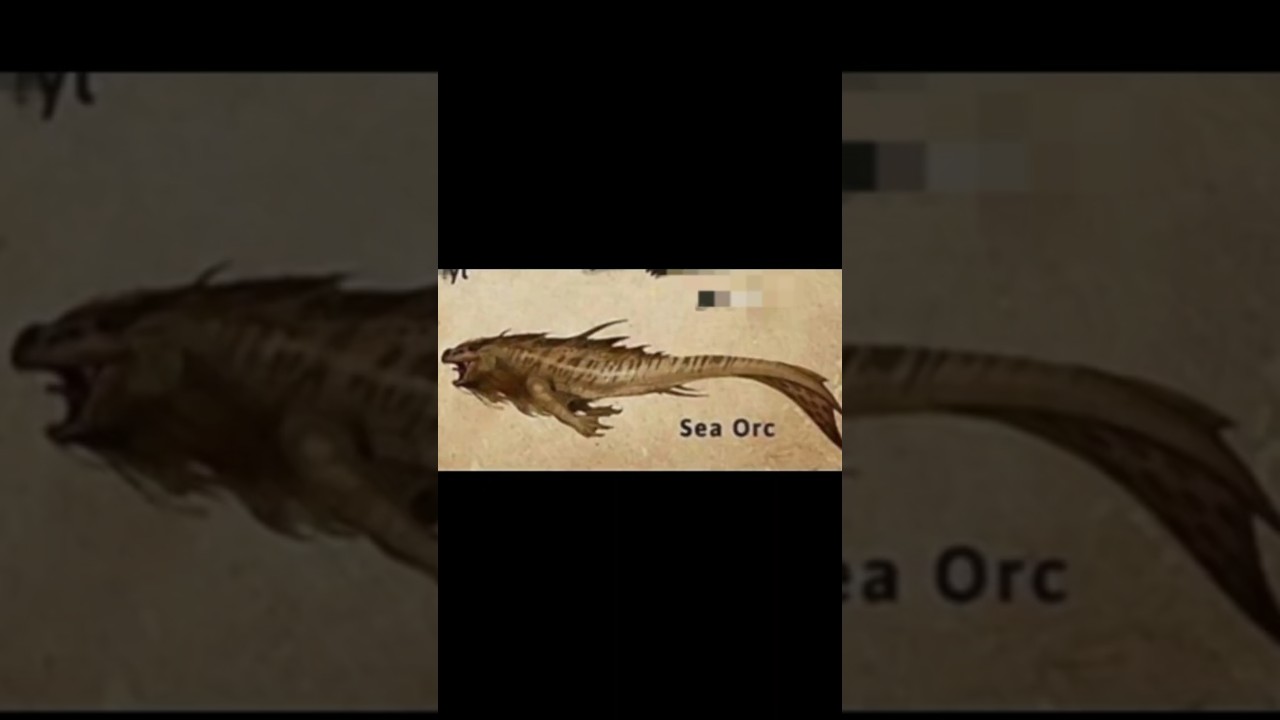 Unleashing the Sea Orc: The Terrifying Ocean Beast | @dragonbites