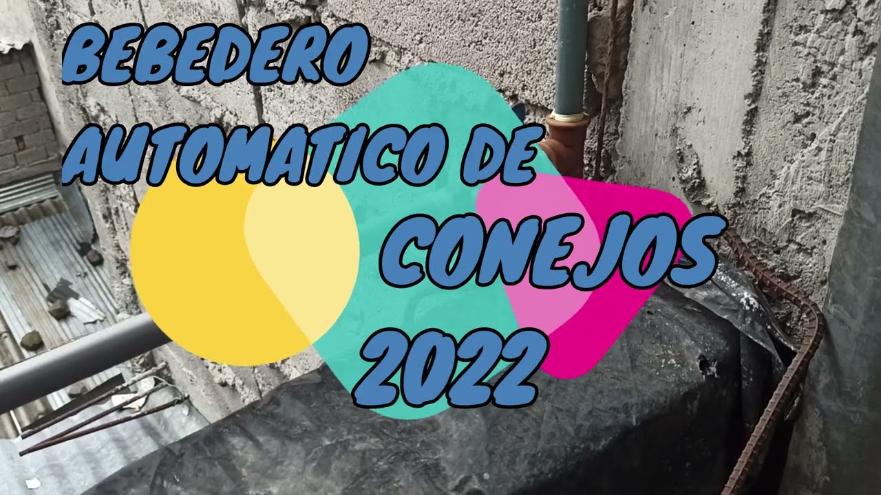 BEBEDERO AUTOMATICO DE CONEJOS 2022