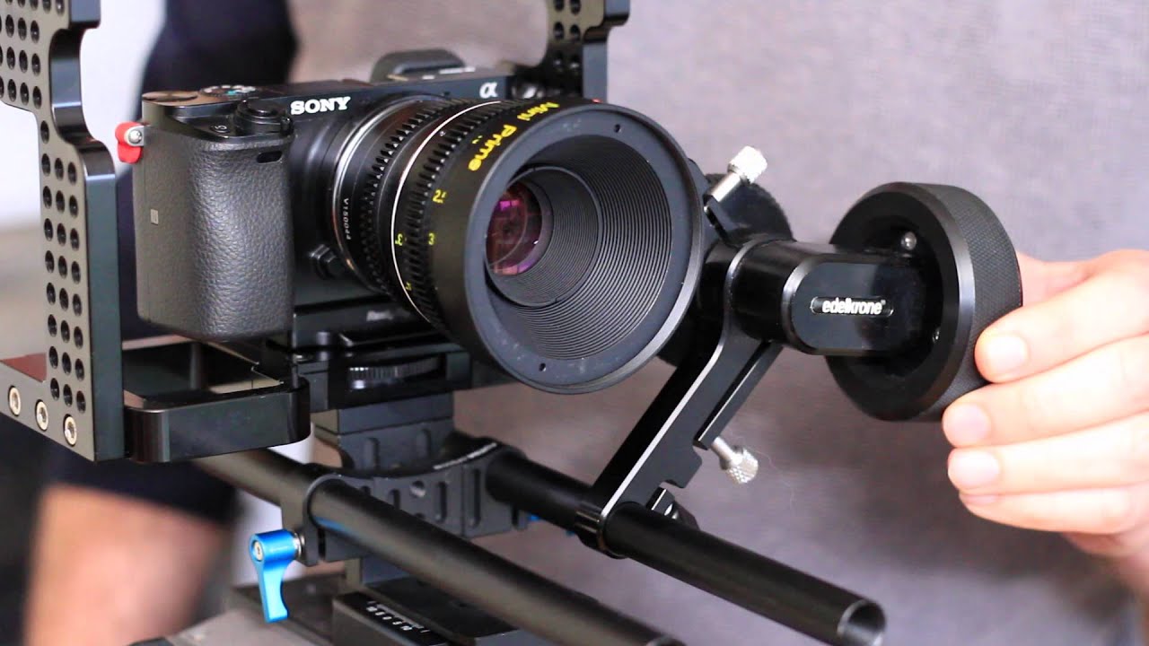 Racking focus with a proper cine lens on a Sony a6000