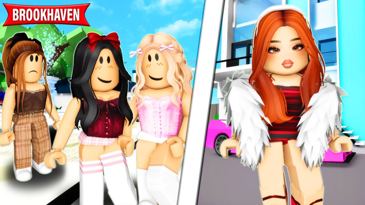 A MENINA EXCLUÍDA POR MORAR NO GALPÃO ABANDONADO FICOU RICA | Historinhas Brookhaven RP | Roblox