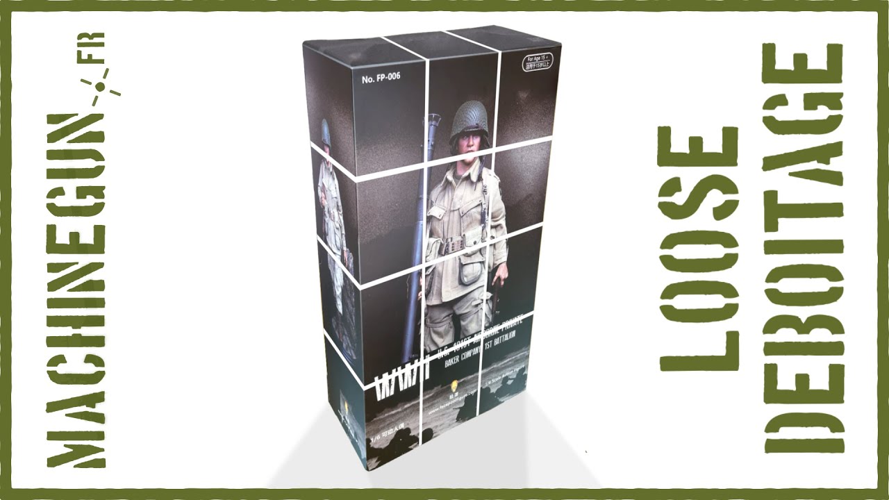Unboxing US 101st Airborne Private - 1st Battalion 506th PIR (Face Pool Figure)