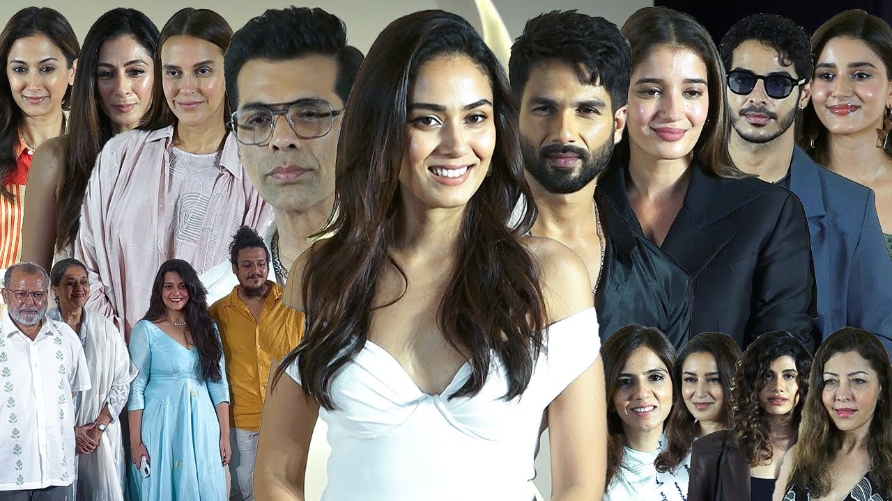 Celebrities Arrives At 'Dhun Wellness' Store Launch | Mira Kapoor,Shahid Kapoor,Ishaan,Karan,Neha