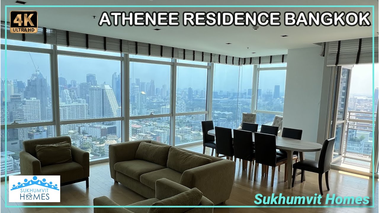 Nice Corner Condo Athenee Residence 4 Bedroom For Rent Bangkok 🇹🇭 Thailand