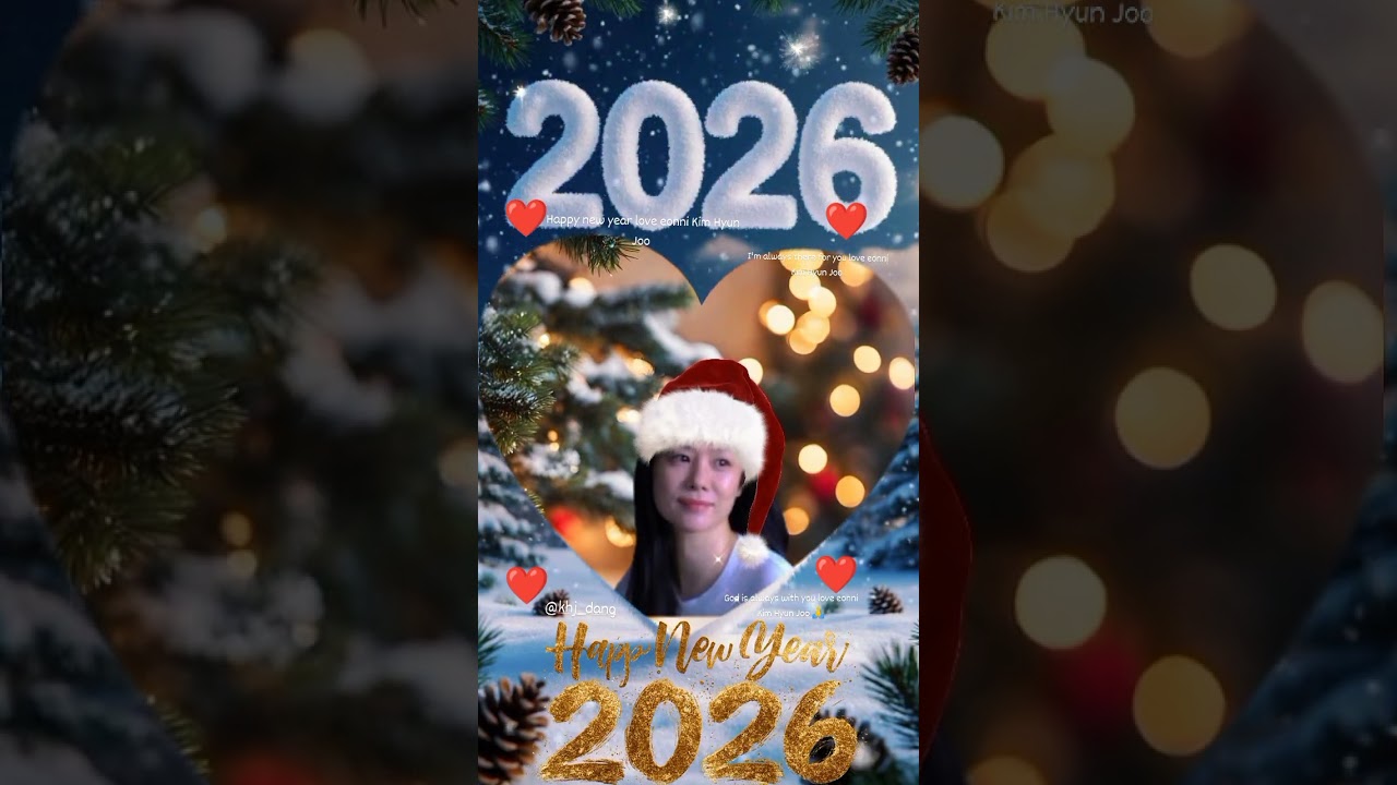 Merry Christmas and happy new year love eonni Kim Hyun Joo ❤️❤️❤️❤️. God is always with you eonni 🙏