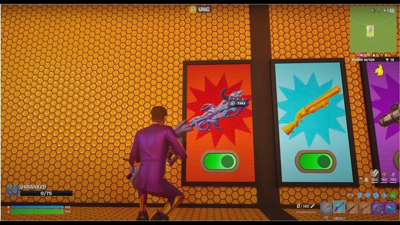 LAMA WARS ZONE WARS UNC MAP FORTNITE CREATIVE - COMMENT AVOIR LES PIECES ARME ZONE DE TEMPÊTE