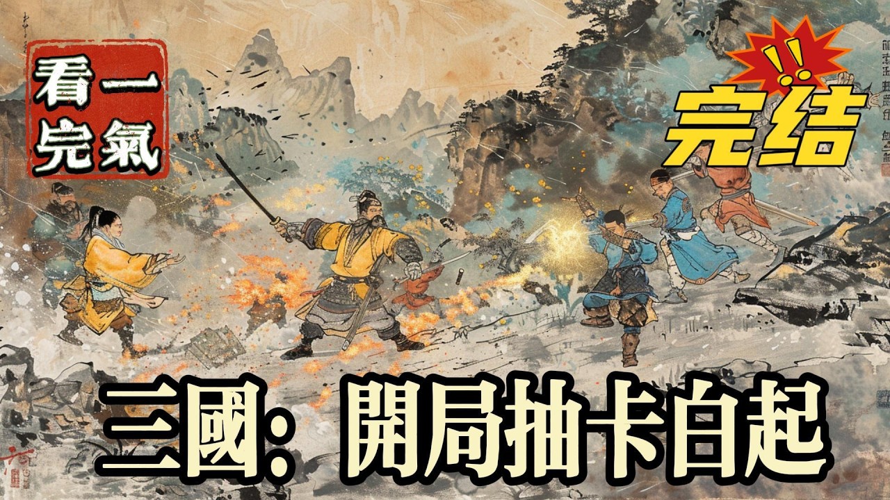 💥💥💥完结！《三国：开局抽卡白起》穿越回三国时代，变成袁术长子袁耀。为保自身不得已出奇谋，弃江淮，援吕布看身带抽卡系统的袁耀，如何玩转不一样的三国。#三国 #漫画解说#穿越#有声漫画#爽文