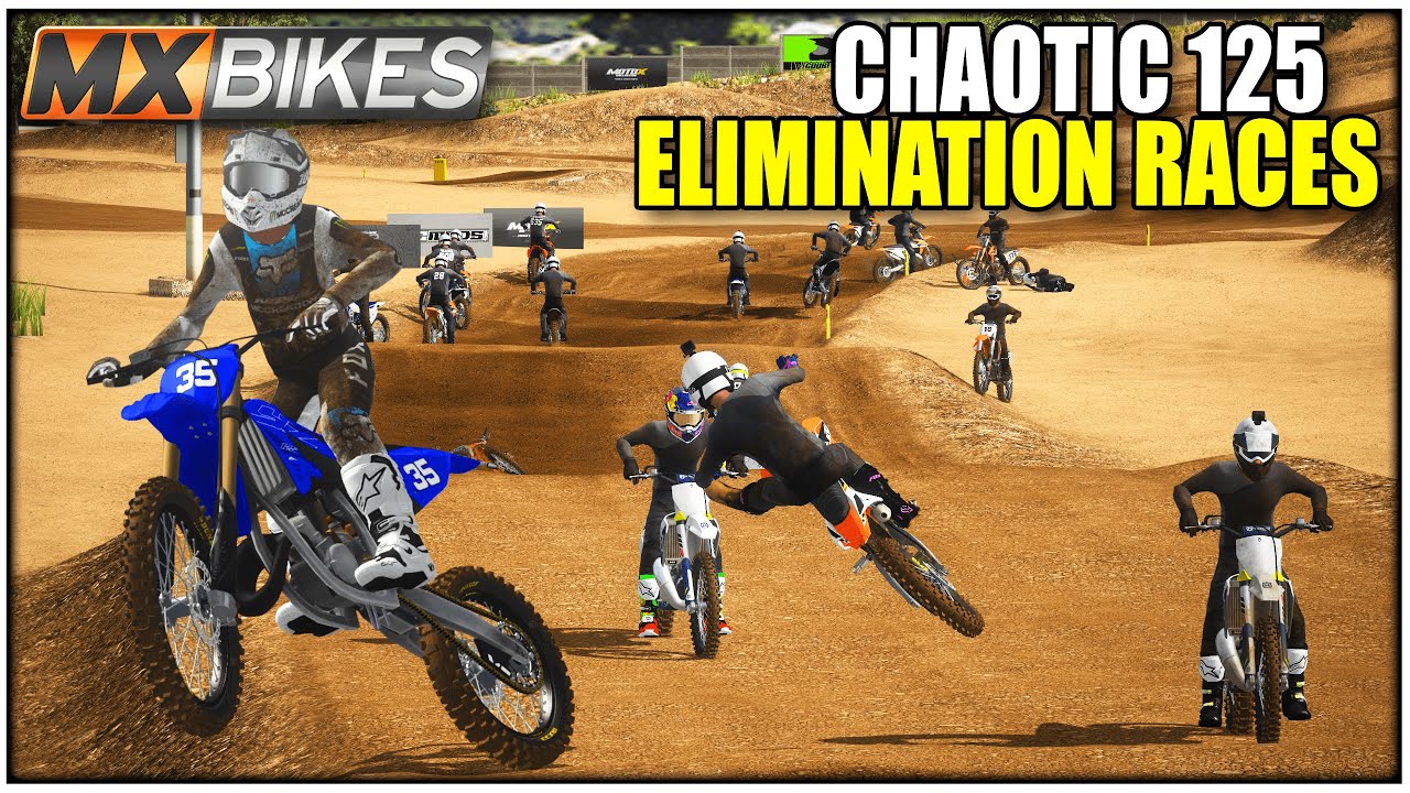 MX Bikes 125 Elimination Races ARE PURE CHAOS!