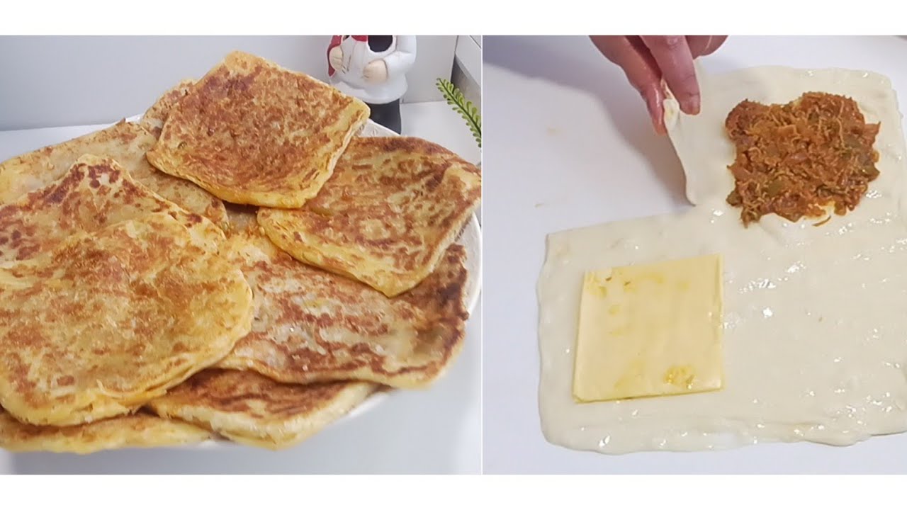 🔝بدون دلك رغيفات معمرين في المقلاة بطريقه طاي خطيرة🗣️ مورقين وبحشوة إقصادية😋
