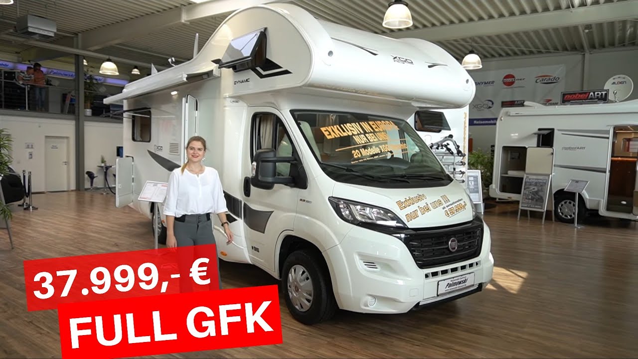 NEU 37.999,- € FULL GFK Wohnmobil XGO Dynamic 95 G. Fiat Ducato. Hammer Ausstattung! Modelljahr 2021