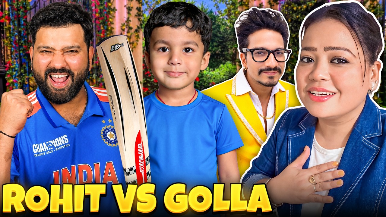 Golle Ne Kamaal Kar Di Rohit Sharma Shocked!😳 | Bharti Singh | Harssh Limbachiyaa | Golla | Yash