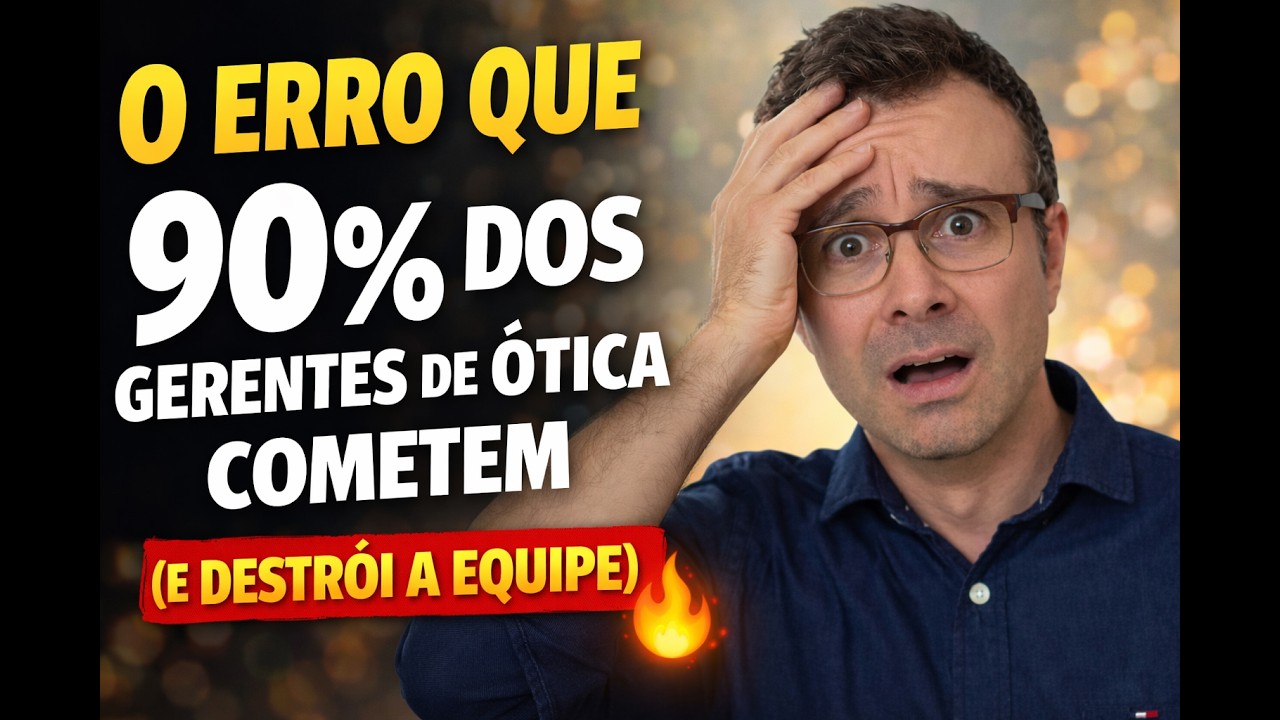 O Erro Que 90% dos Gerentes de Ótica Cometem (E Destrói a Equipe)