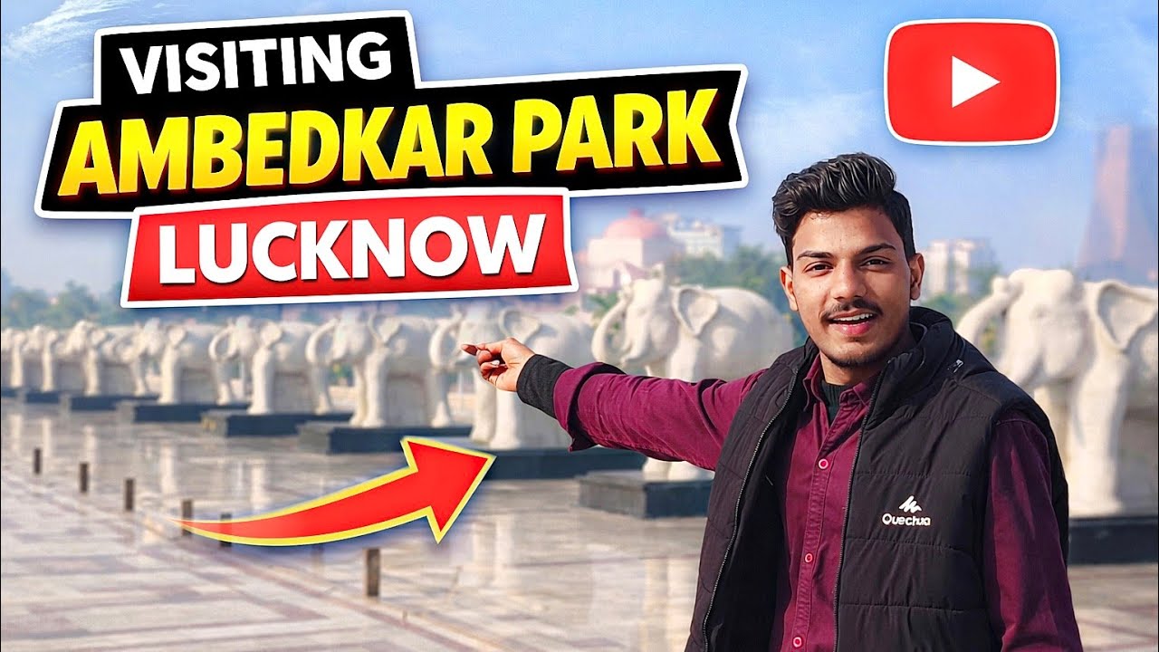 There are 62 elephant statues in this Park | Ambedkar Memorial Park Lucknow 🐘😮..