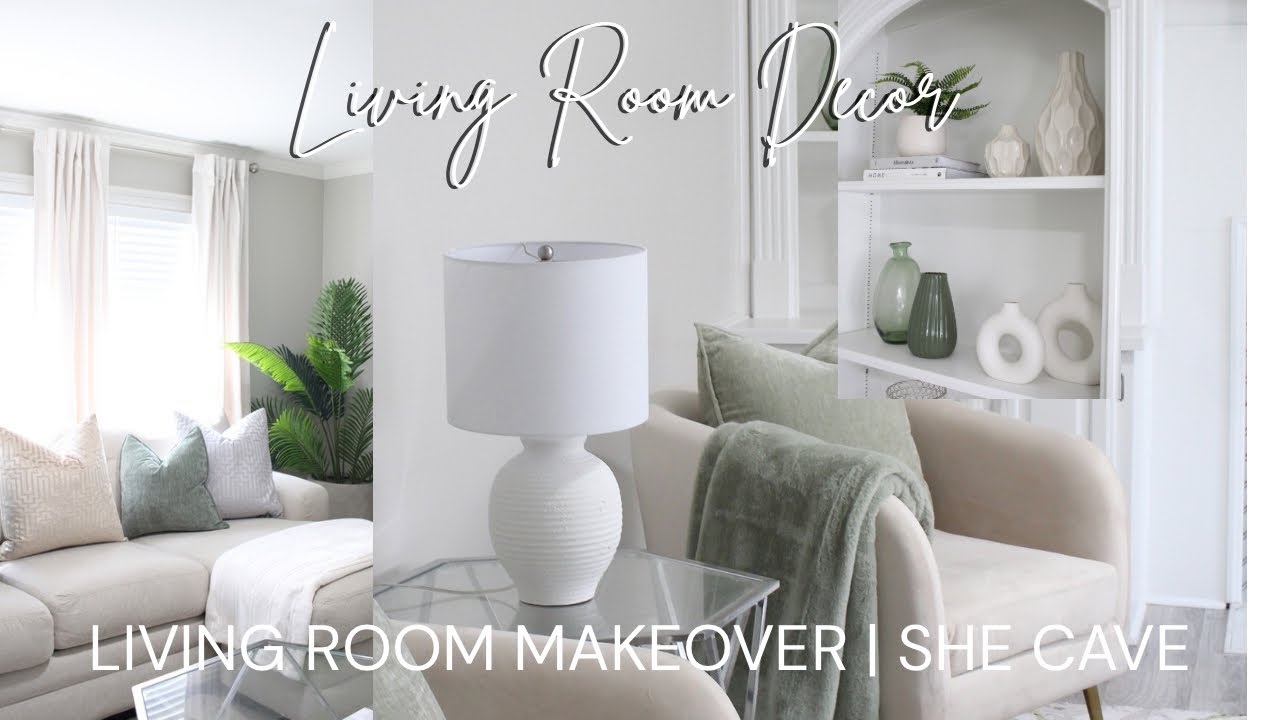 Living Room Makeover | Decorate with Me | She Cave Progress