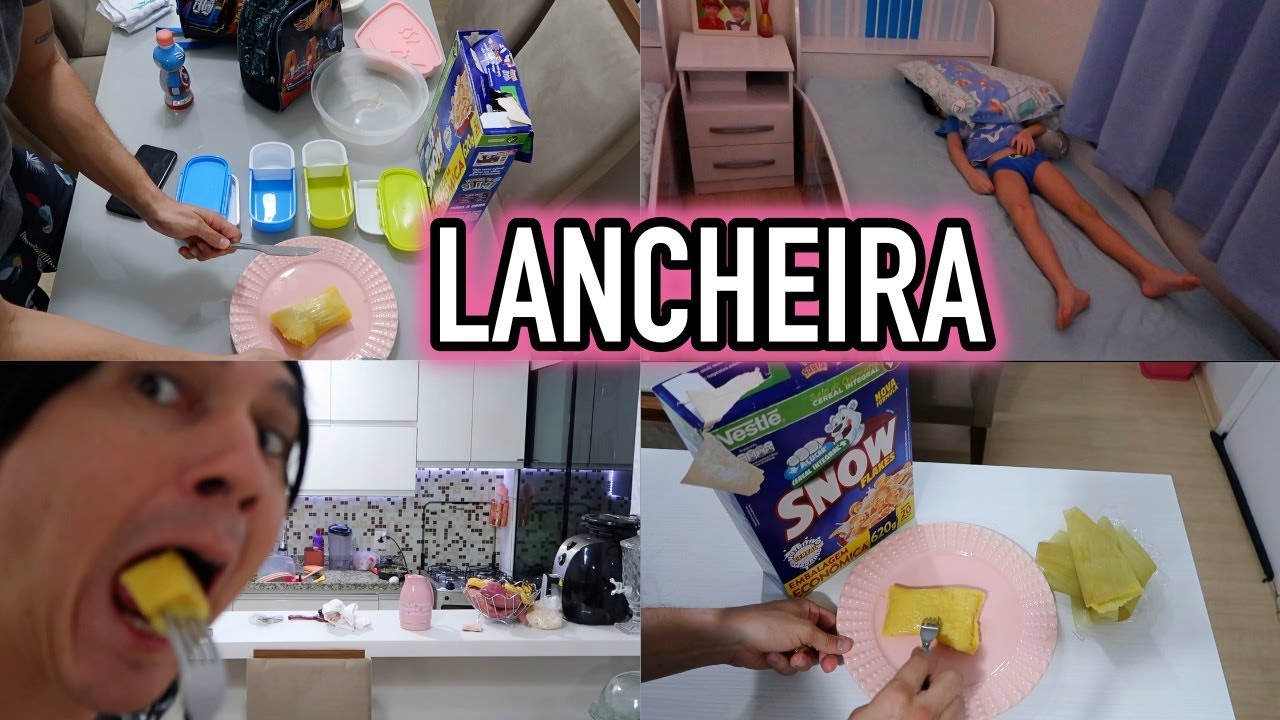MONTANDO O LANCHE DA ESCOLA + CAFÉ DA MANHÃ DOS GÊMEOS #22