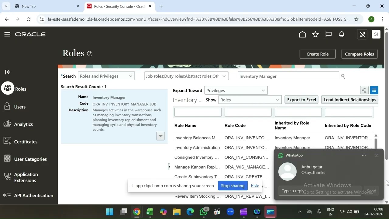 Create Custom Roles with the copy of job roles in oracle Fusion