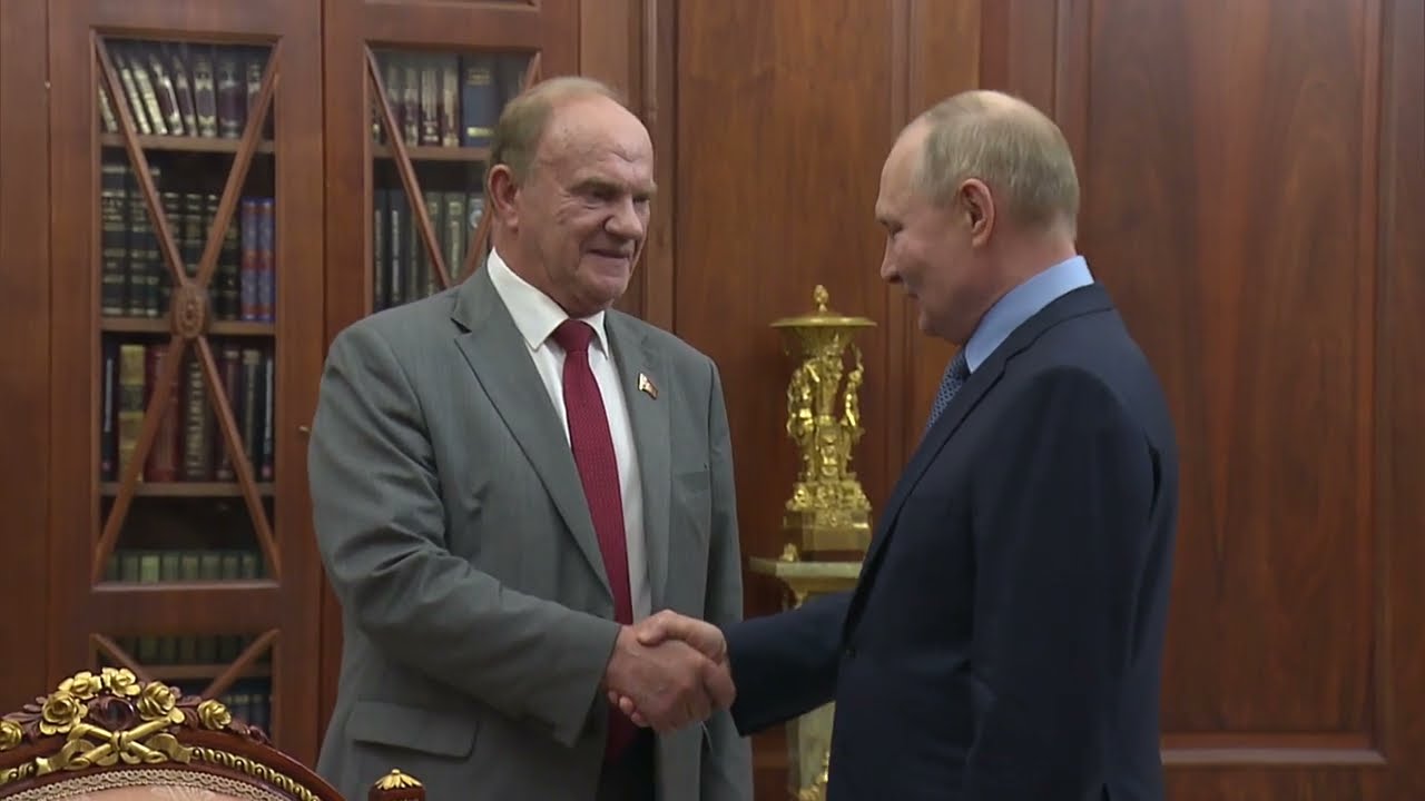 Владимир Путин поздравил Геннадия Зюганова с 80-летием