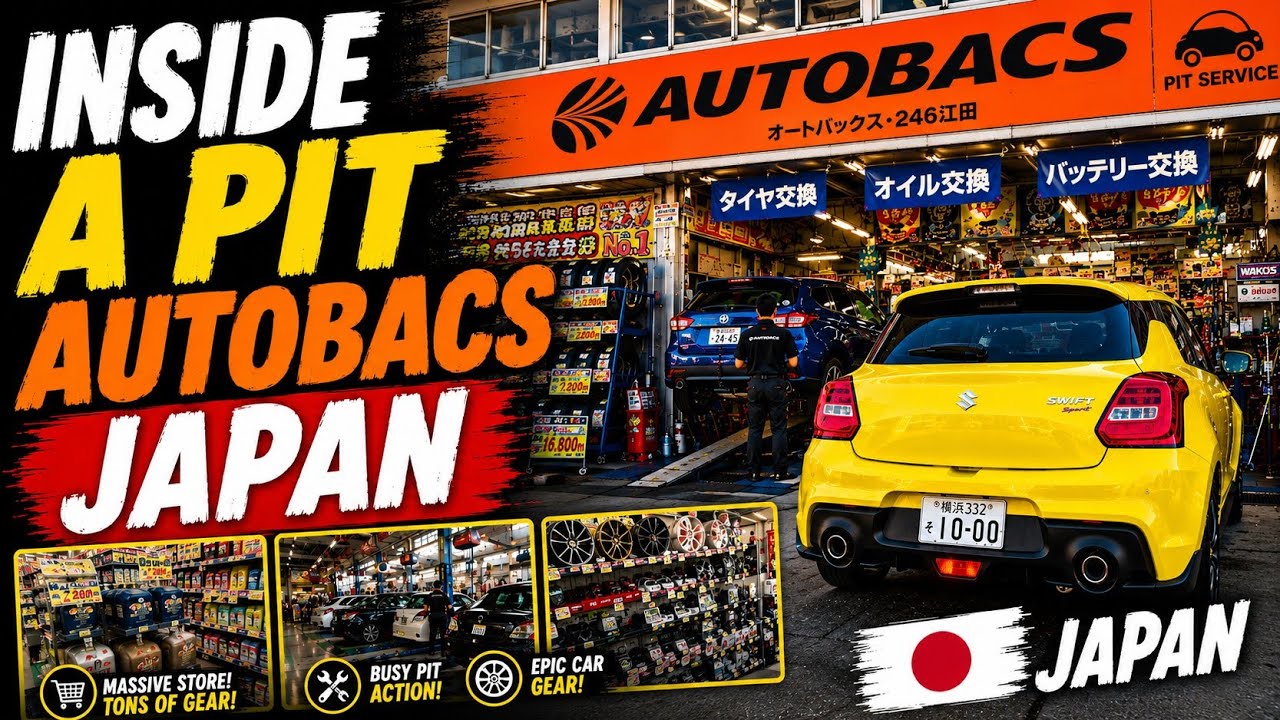 Inside A Pit Autobacs Tokyo
