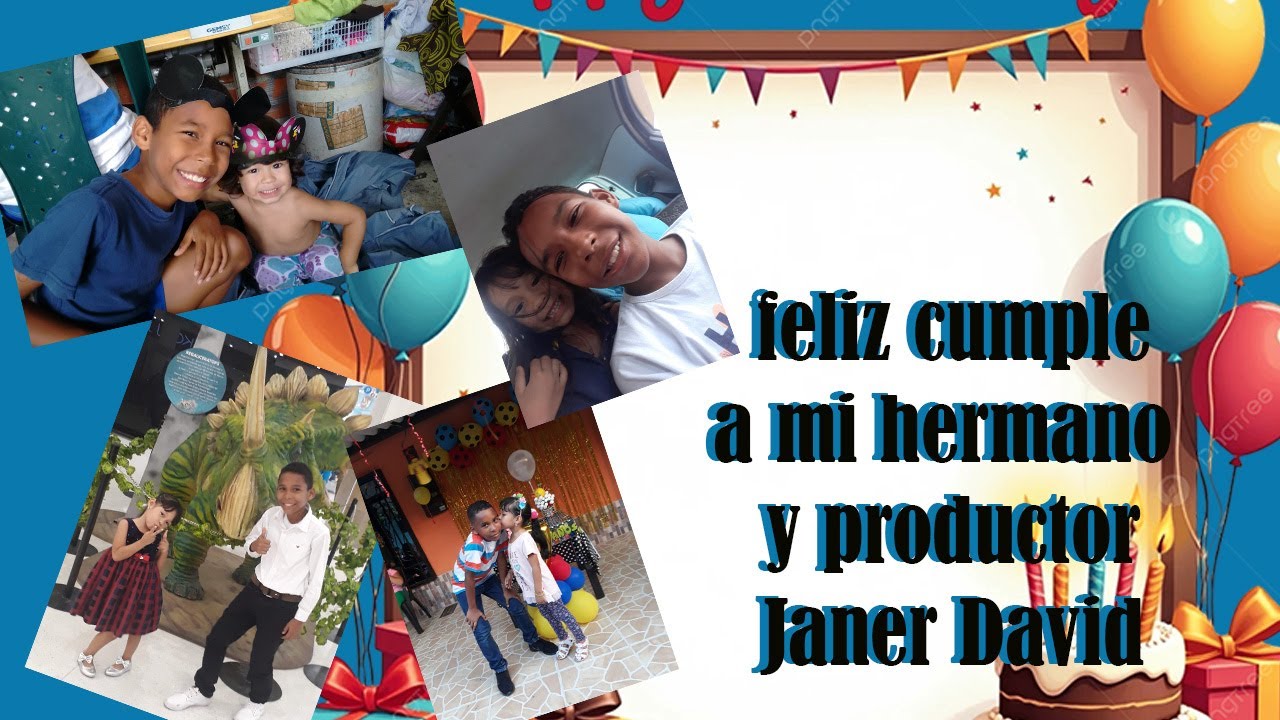 Feliz Cumple #20 a Mi Hermanito y Productor De Dani Brez 🎂 🎊 🥳  🎁