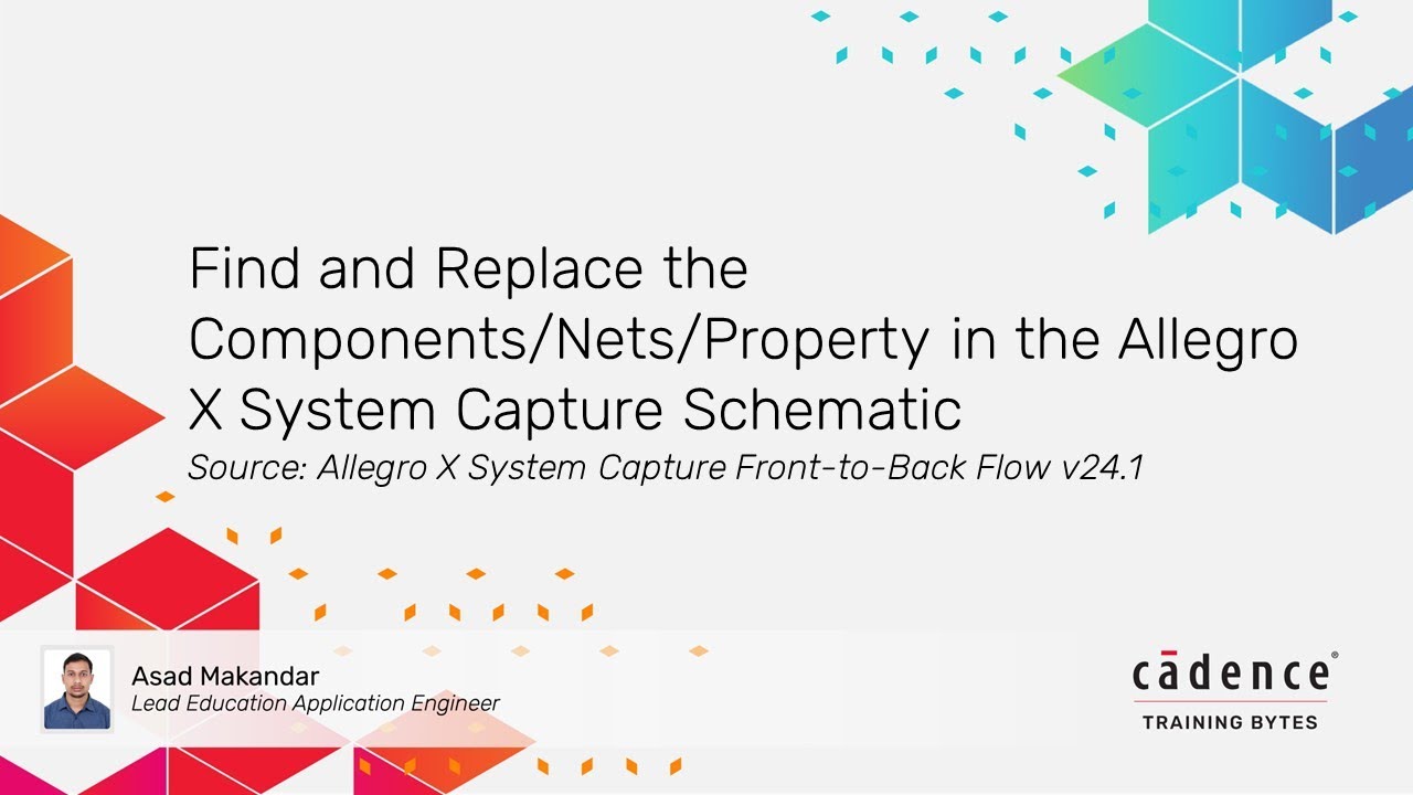 Allegro X System Capture: Znajdź i zamień | Zaawansowana edycja schemat&oacute;w