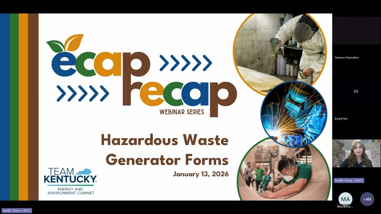 ECAP RECAP: Hazardous Waste Generator Forms