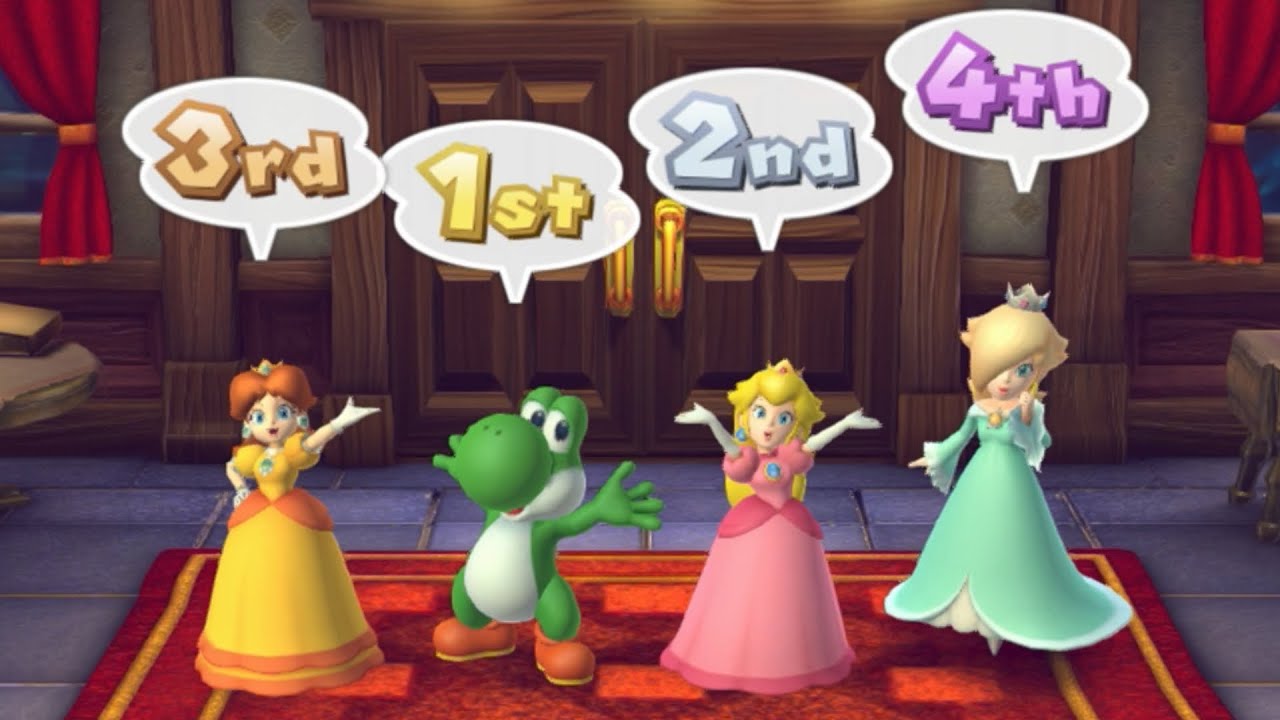 Mario Party 10 - Minigames - Yoshi VS Peach VS Daisy VS Rosalina (Master Difficulty) #1