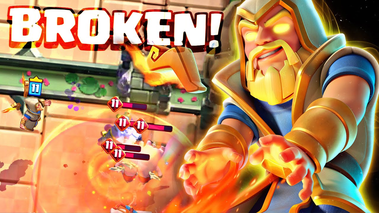 The Most BROKEN Hero Wizard Deck in Clash Royale! 