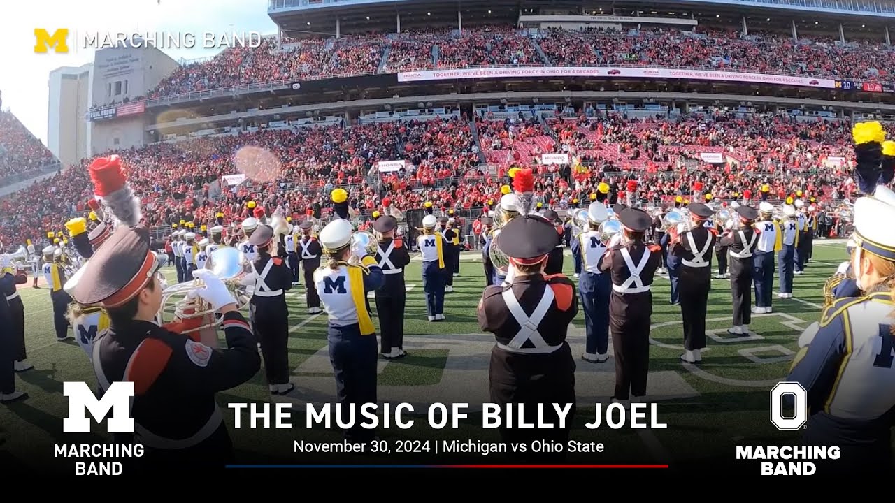Michigan Marching Band + The OSU Marching Band: 