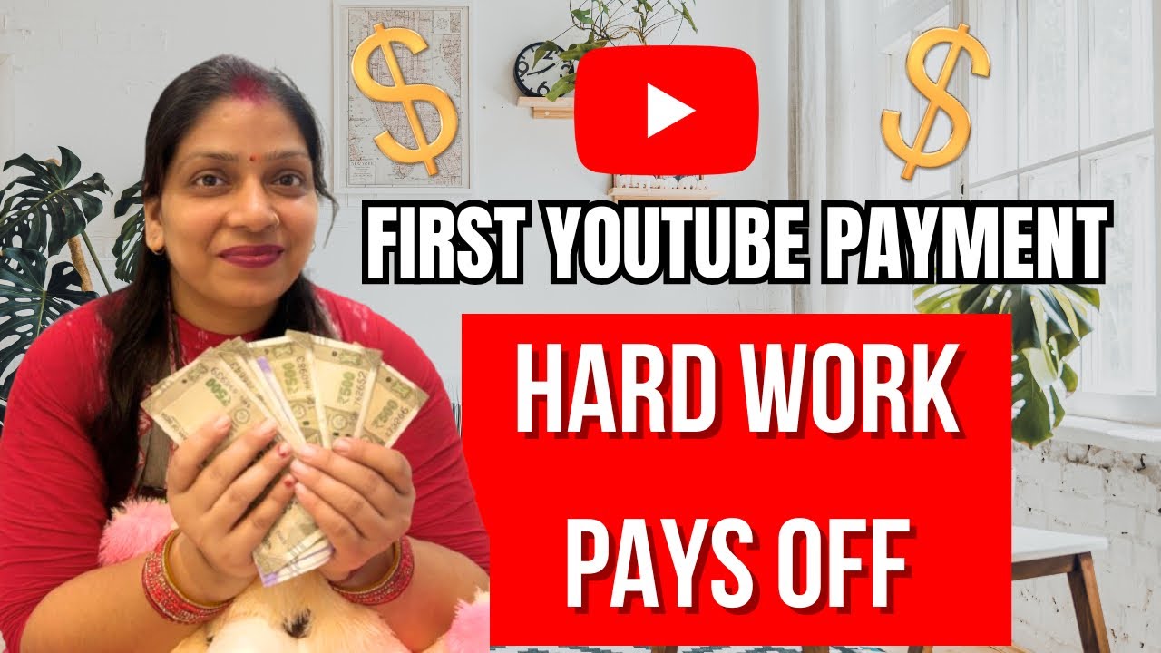 💰 My first YouTube payment &ndash; ​​A day of happiness!