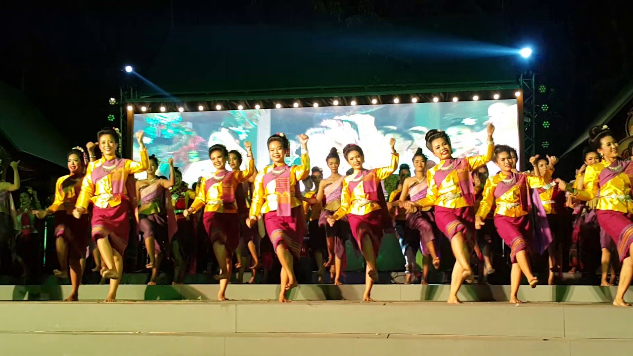 ฟ้อนกลองยาว+เต้ยลา | โปงลาง วนศ.กาฬสินธุ์/ร้อยเอ็ด/นครราชสีมา | งานเที่ยวเมืองไทยปี2562 | 24.01.2562