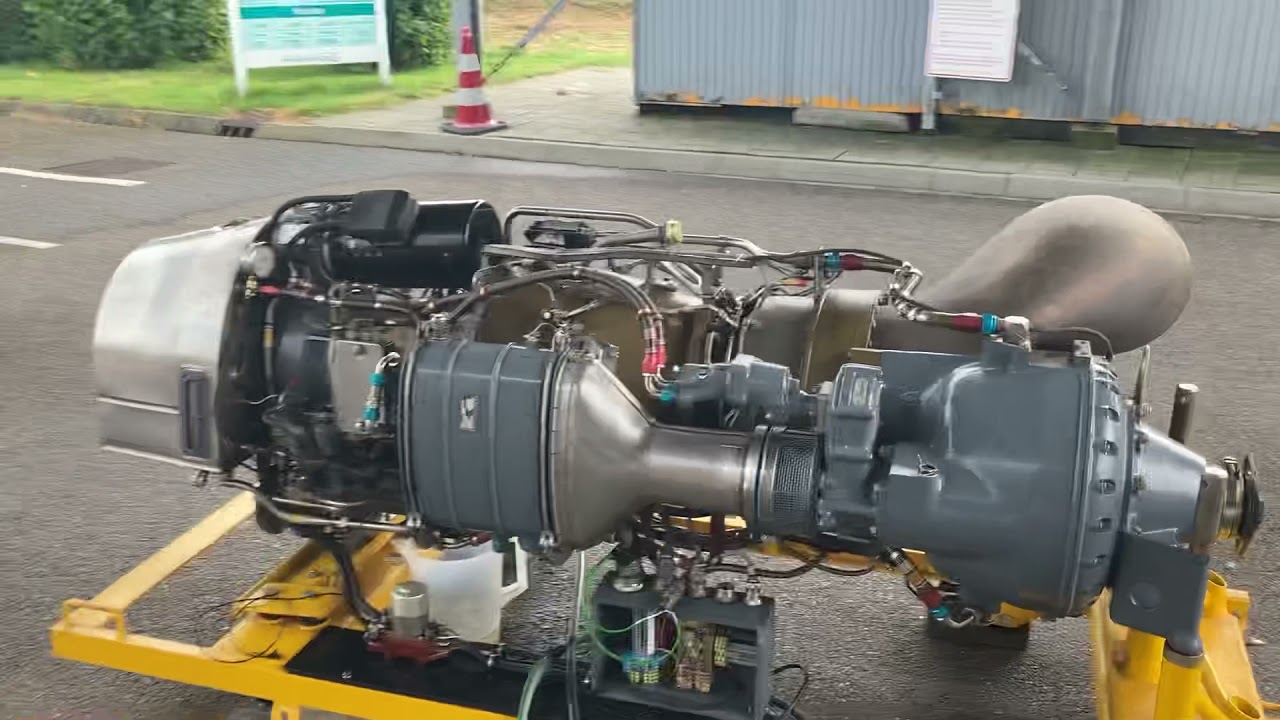 Turbomeca Turmo IIIE6 first test run