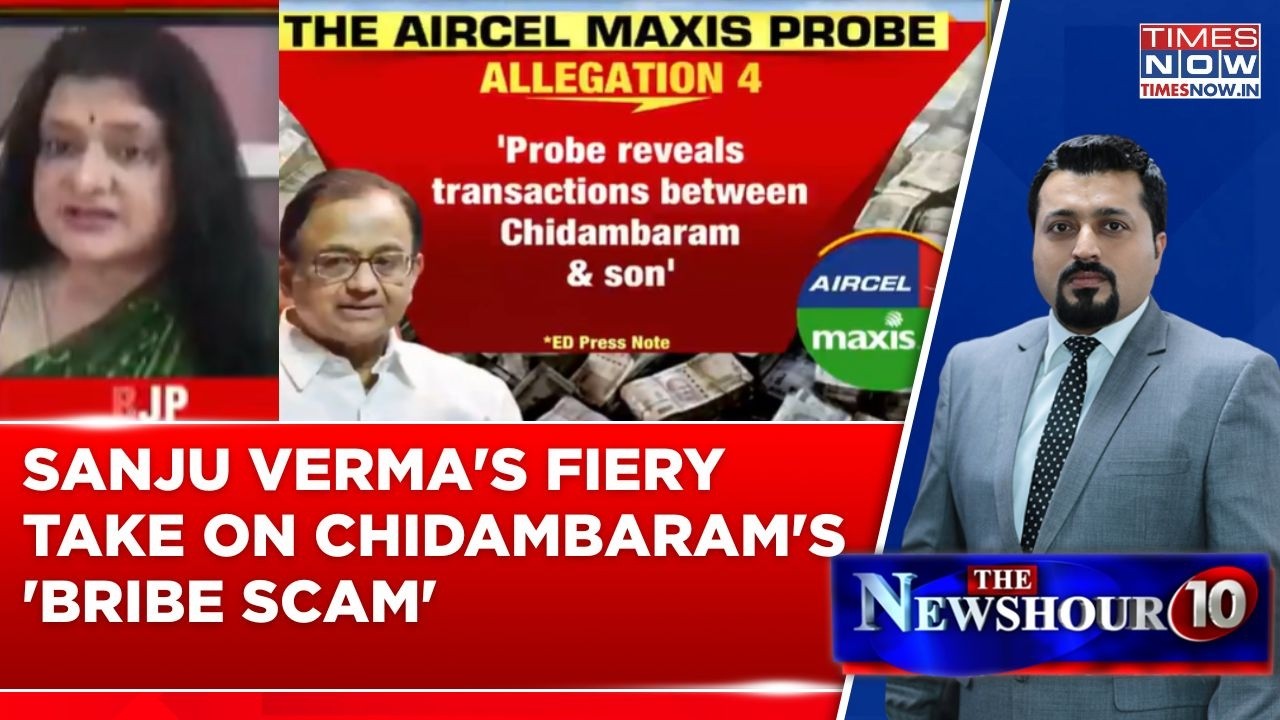 Aircel-Maxis Case: Sanju Verma Nails P Chidambaram's Corruption In Fiery Debate, Says... | Watch