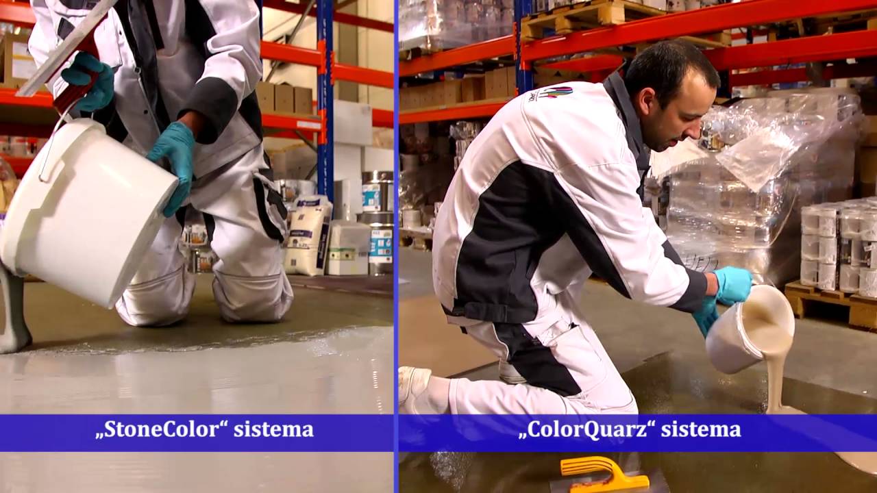 Epoksidinės grindys „StoneColor