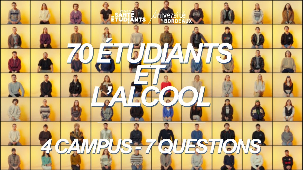 70 ÉTUDIANTS ET L'ALCOOL