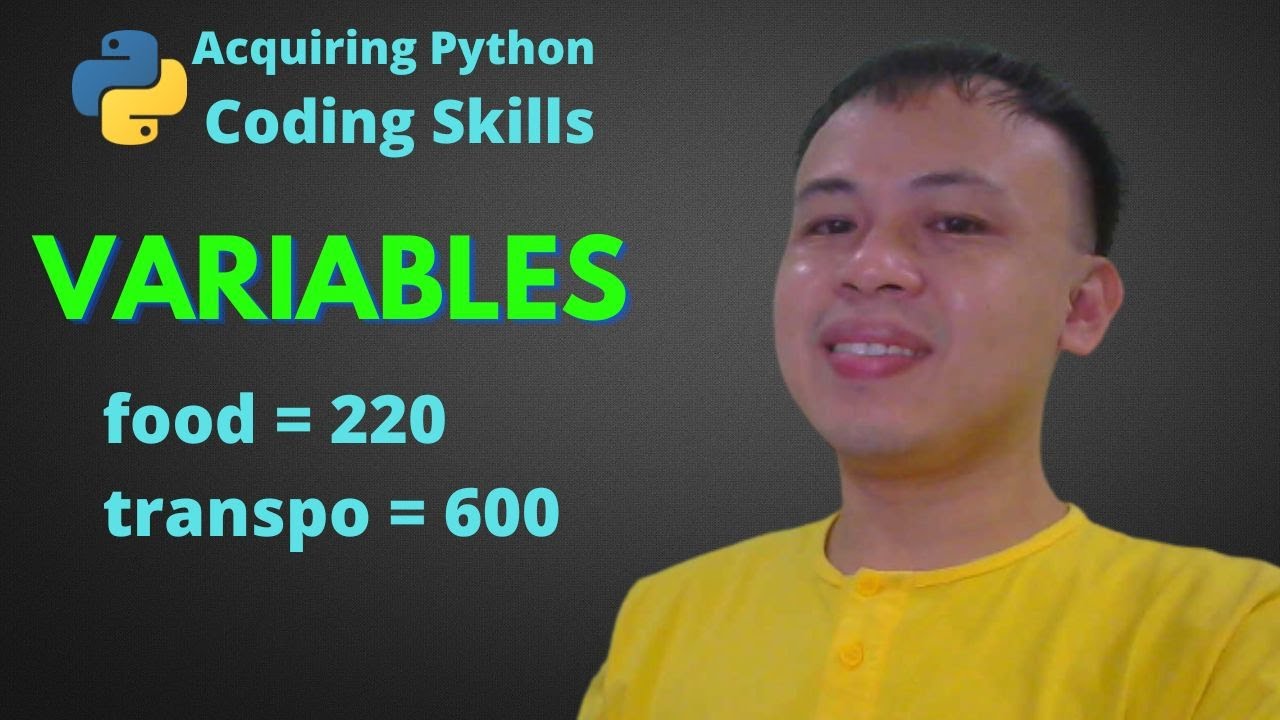 1. VARIABLES IN PYTHON | ACQUIRING PYTHON CODING SKILLS