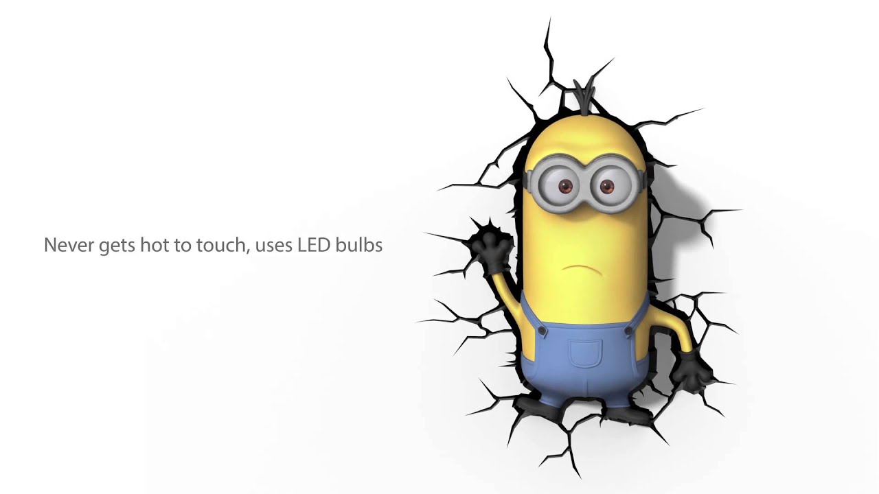 3D Light FX Minions Kevin Deco Night Light Promotional Video