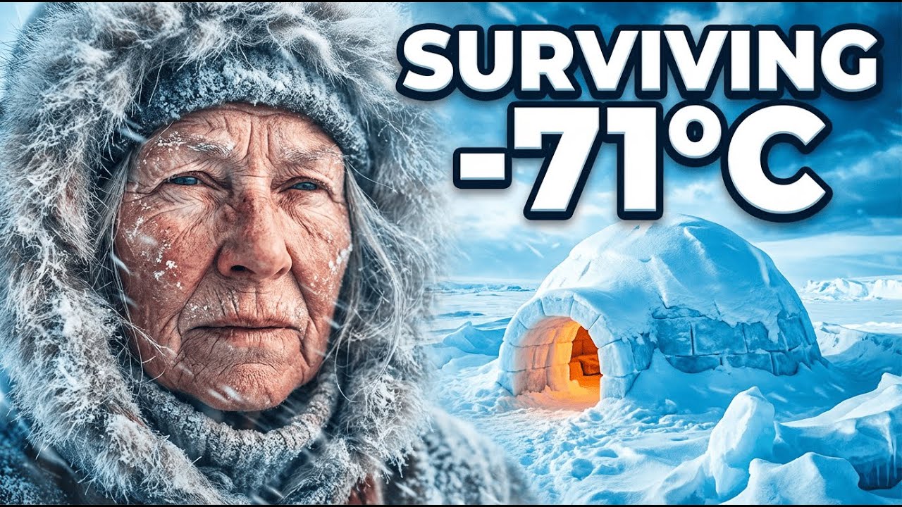 Blizzard at −71°C | 78-Year-Old Woman Living in an Igloo | Frozen Village Nomad Survival ❄️