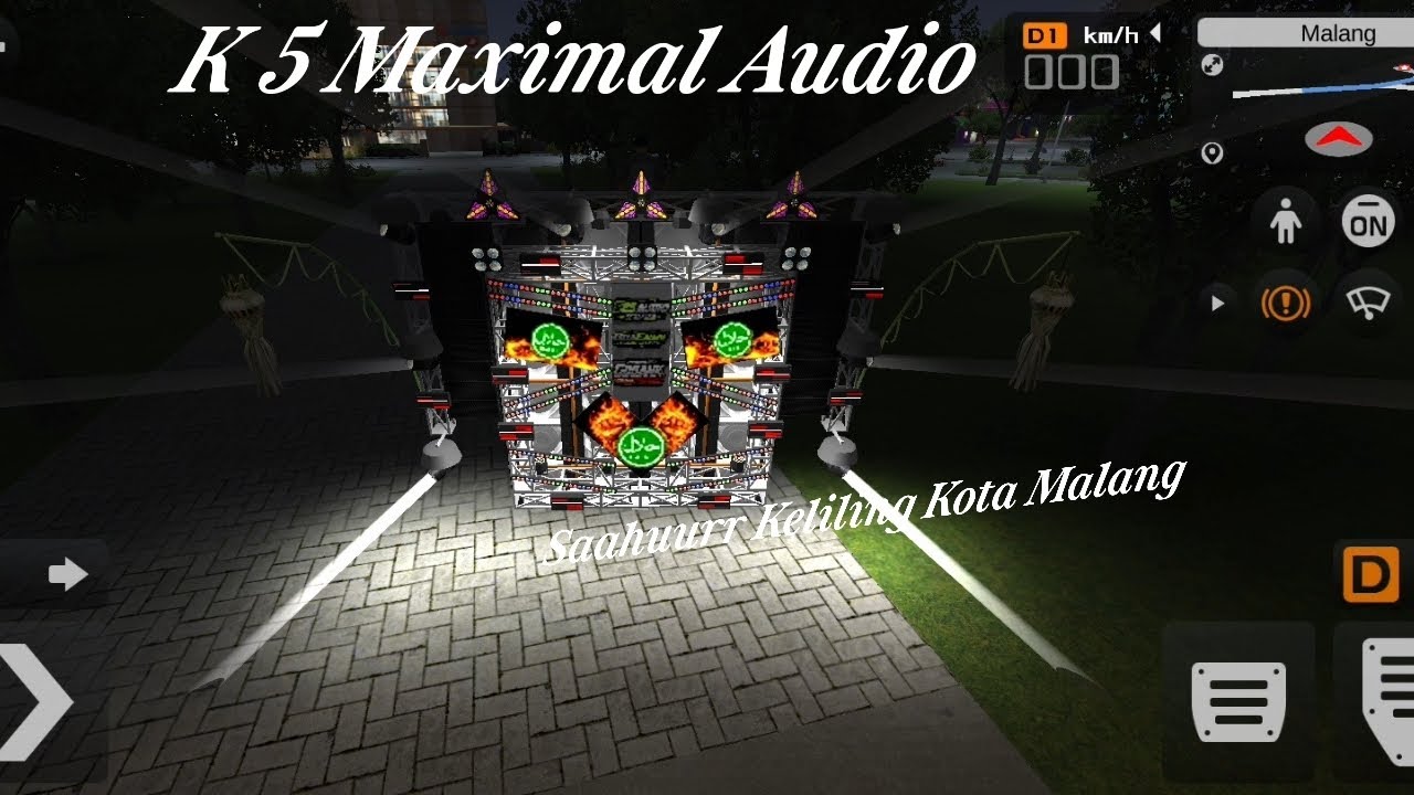 Saaahuuurr Keliling Kota Malang Bareng K 5 Maximal Audio. Game Bussid