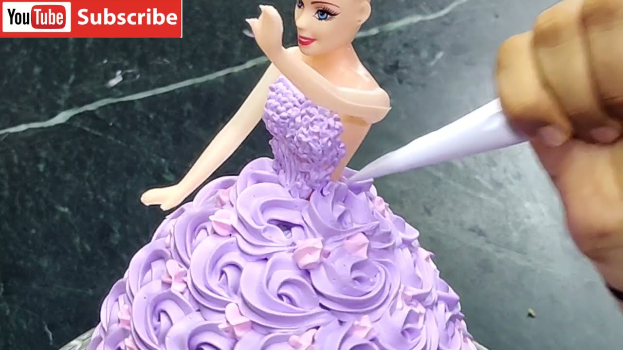 doll cake || Barbie doll cake || cake's topping